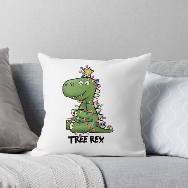 Item preview, Christmas 2022 ,Cute Christmas dinosaur wrapped in Christmas lights designed and sold by sweary12.