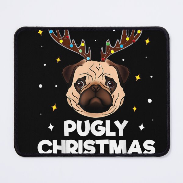 Item preview, Pugly Christmas Ugly Pug Lover Gifts Funny Merry Pugmas T-Shirt designed and sold by BuckelLiese.