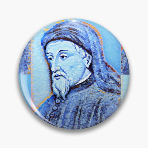 Item preview, Geoffrey Chaucer Artwork | Geoffrey Chaucer Portrait | Geoffrey Chaucer Wall Art  designed and sold by Suyogsonar25.