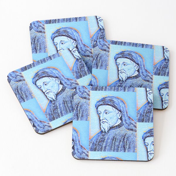 Item preview, Geoffrey Chaucer Artwork | Geoffrey Chaucer Portrait | Geoffrey Chaucer Wall Art  designed and sold by Suyogsonar25.