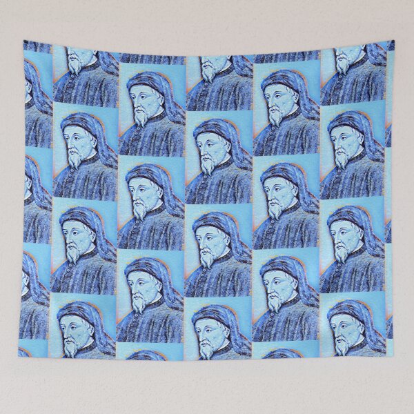 Item preview, Geoffrey Chaucer Artwork | Geoffrey Chaucer Portrait | Geoffrey Chaucer Wall Art  designed and sold by Suyogsonar25.