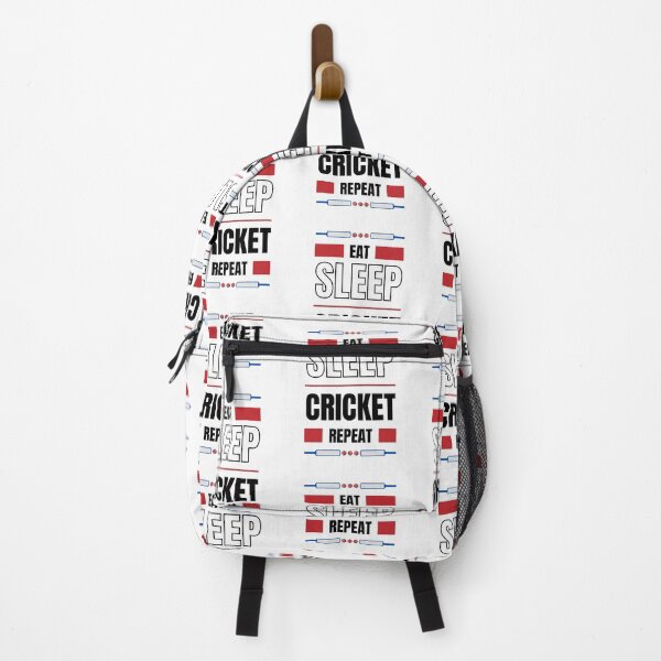 Artikelvorschau, Eat Sleep Cricket Repeat Sports Cricket-Teamspieler entworfen und verkauft von CandyDroidMerch.