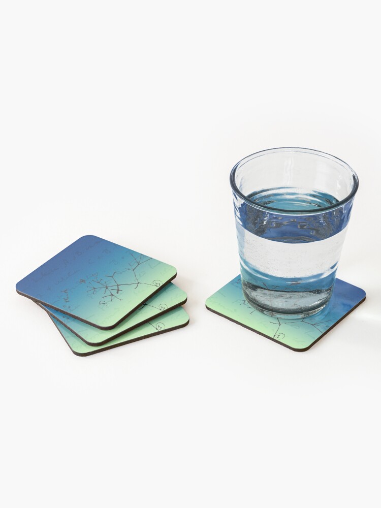 Alternate view of Darwin Thinks Coasters (Set of 4)