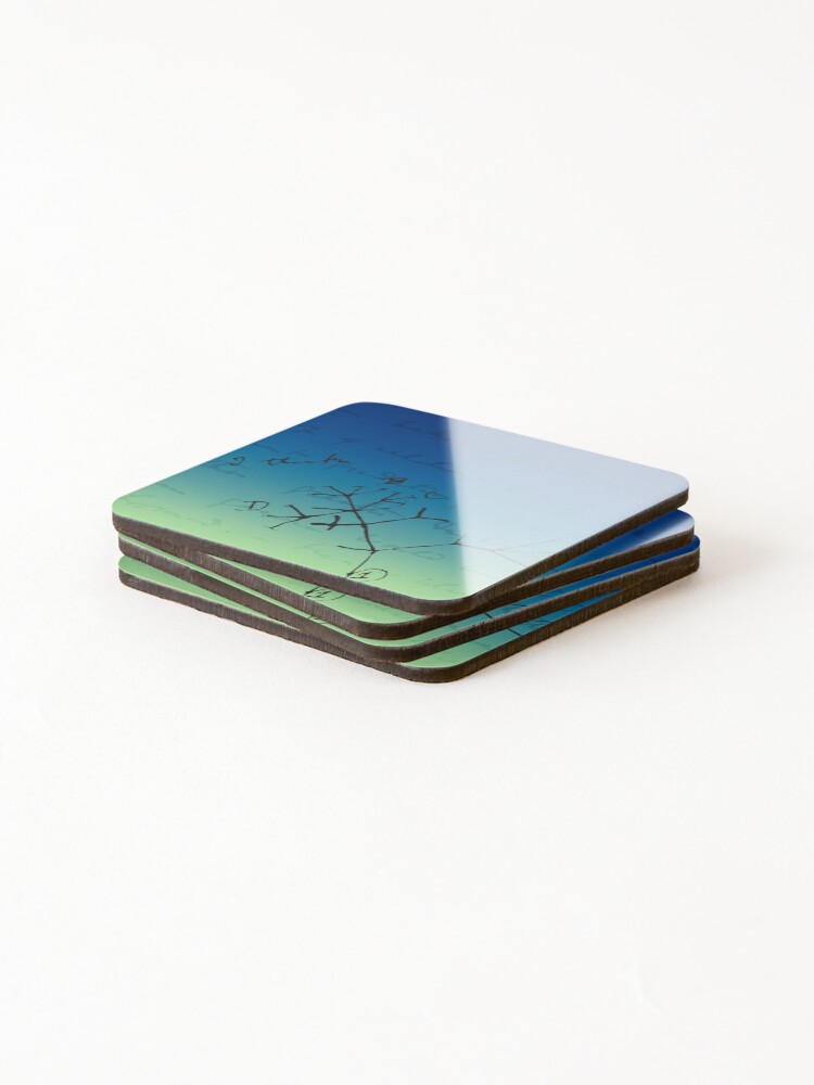 Alternate view of Darwin Thinks Coasters (Set of 4)