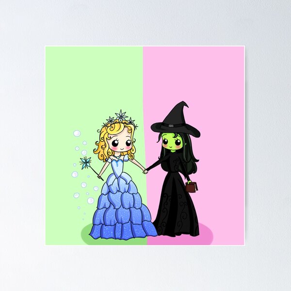Item preview, Elphaba y Glinda designed and sold by iheartcory.