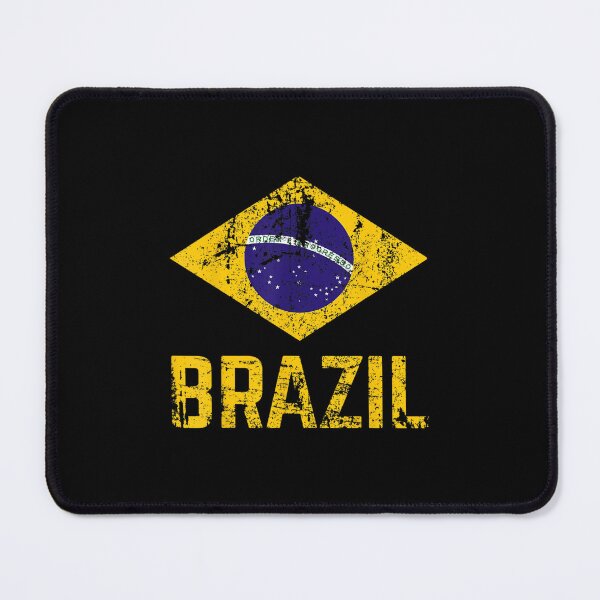 Item preview, BRAZIL BRASIL Flag Vintage Distressed BRAZIL designed and sold by knjisapueyesq.