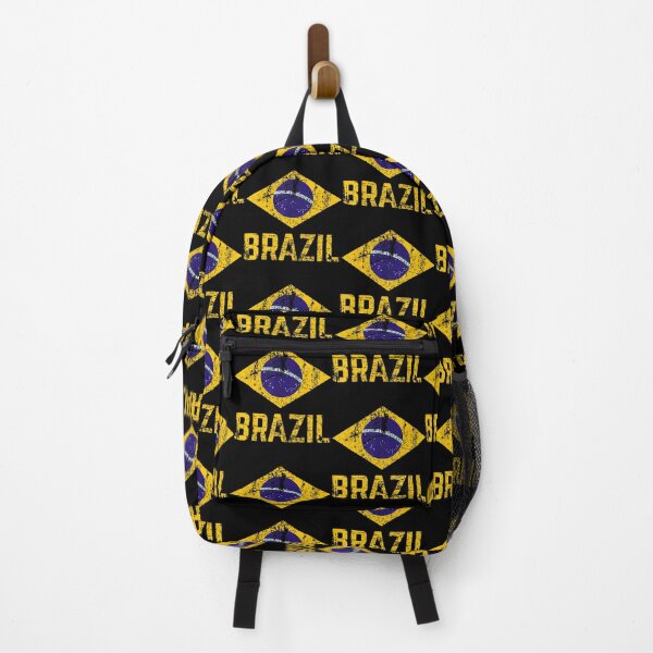 Item preview, BRAZIL BRASIL Flag Vintage Distressed BRAZIL designed and sold by knjisapueyesq.