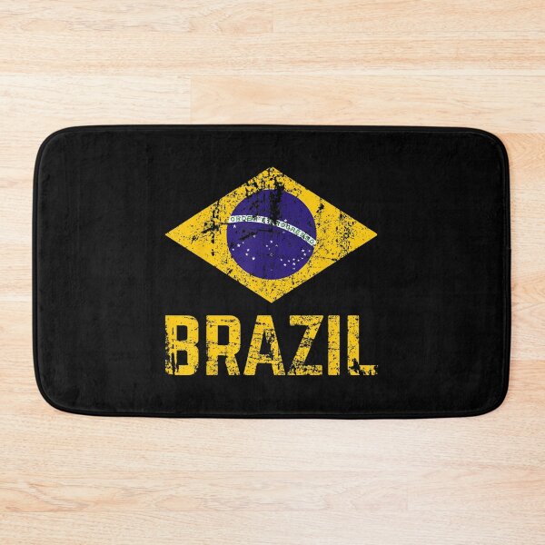 Artikelvorschau, BRASILIEN-BRASILIEN-Flaggen-Weinlese beunruhigtes BRASILIEN entworfen und verkauft von knjisapueyesq.