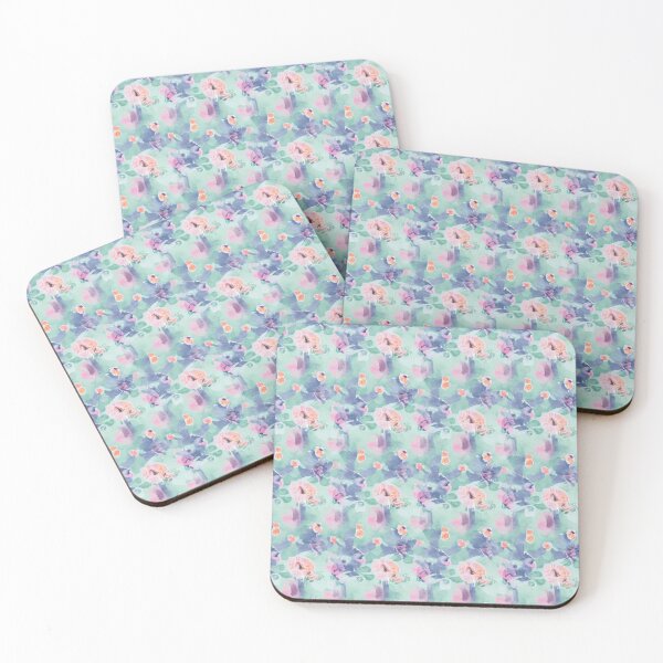 Item preview, Pastel floral abstract pattern designed and sold by Mirarima.
