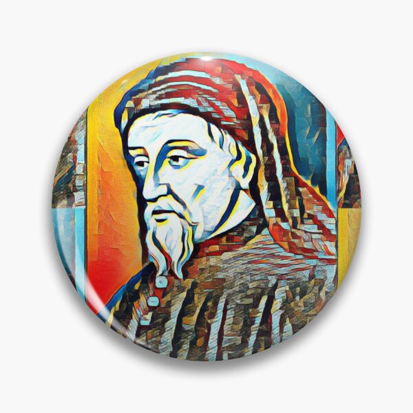 Item preview, Geoffrey Chaucer Artwork | Geoffrey Chaucer Portrait | Geoffrey Chaucer Wall Art  designed and sold by Suyogsonar25.