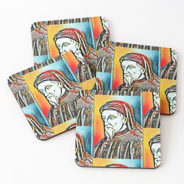 Item preview, Geoffrey Chaucer Artwork | Geoffrey Chaucer Portrait | Geoffrey Chaucer Wall Art  designed and sold by Suyogsonar25.