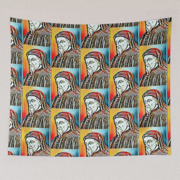 Item preview, Geoffrey Chaucer Artwork | Geoffrey Chaucer Portrait | Geoffrey Chaucer Wall Art  designed and sold by Suyogsonar25.