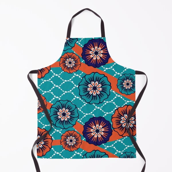 Item preview, African ethnic traditional blue pattern designed and sold by CuteBeeDesign.