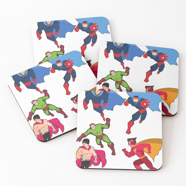 Item preview, Super heroes cartoon t shirt design  designed and sold by Naimatshop.