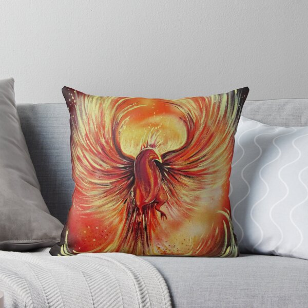 Phoenix Throw Pillow