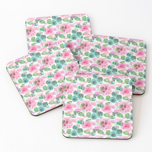 Item preview, Pastel floral abstract pattern designed and sold by Mirarima.