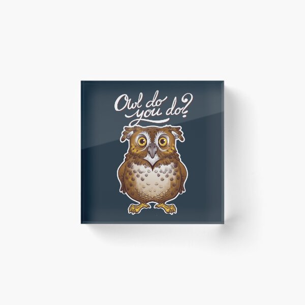 Item preview, Owl do you do? designed and sold by Ursula Lopez Sorribes.