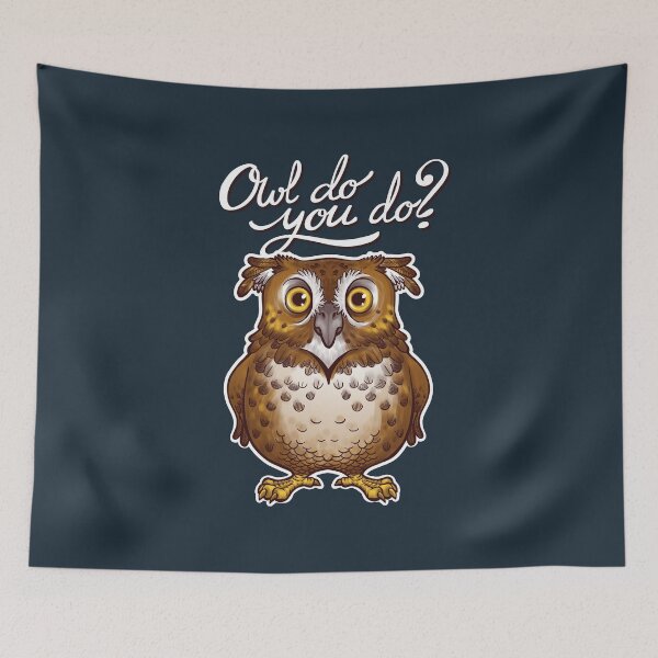 Item preview, Owl do you do? designed and sold by Ursula Lopez Sorribes.