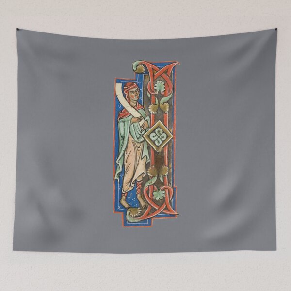 Item preview, Illuminated Initial I designed and sold by artimaeus.