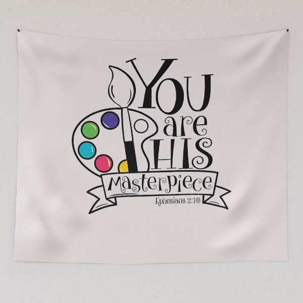 Item preview, You Are His Masterpiece Christian Tee designed and sold by ZoraidaLandrua.