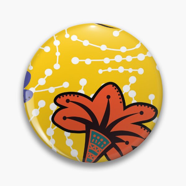 Item preview, African ethnic traditional yellow pattern. designed and sold by CuteBeeDesign.