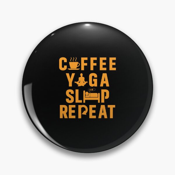 Item preview, Coffee Yoga Sleep Repeat designed and sold by amishacreates.