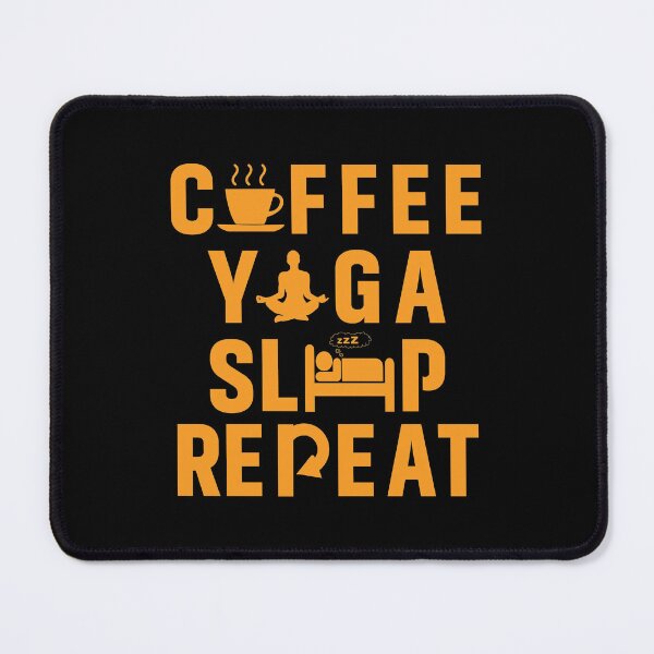 Item preview, Coffee Yoga Sleep Repeat designed and sold by amishacreates.