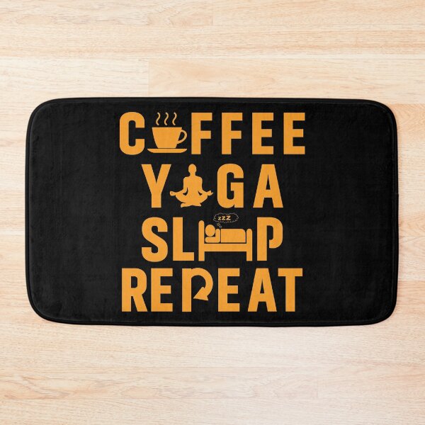 Item preview, Coffee Yoga Sleep Repeat designed and sold by amishacreates.