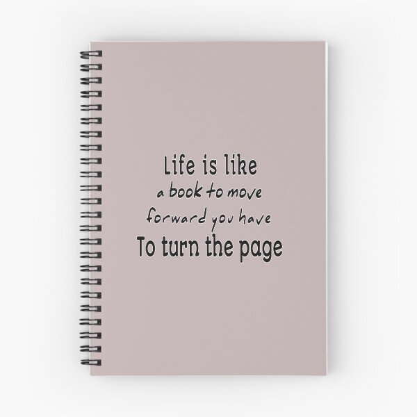 Item preview, Life is like a book to move forward you have to turn the page designed and sold by RendoRed.