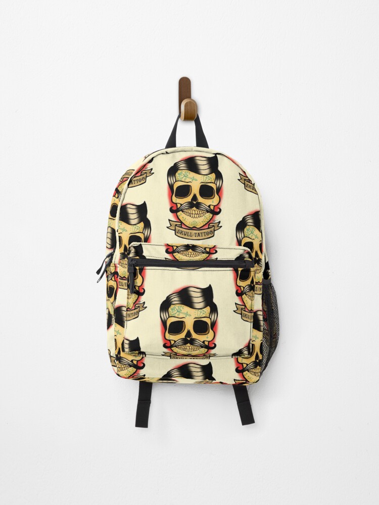 Imagen 1 de 3, Mochila con la obra Old Skull Tattoo !!!, diseñada y vendida por AdrianFilmore.