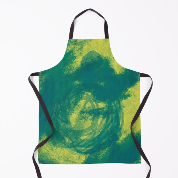 Item preview, Abstract Chaos Painting Green and Yellow designed and sold by marie-inks.
