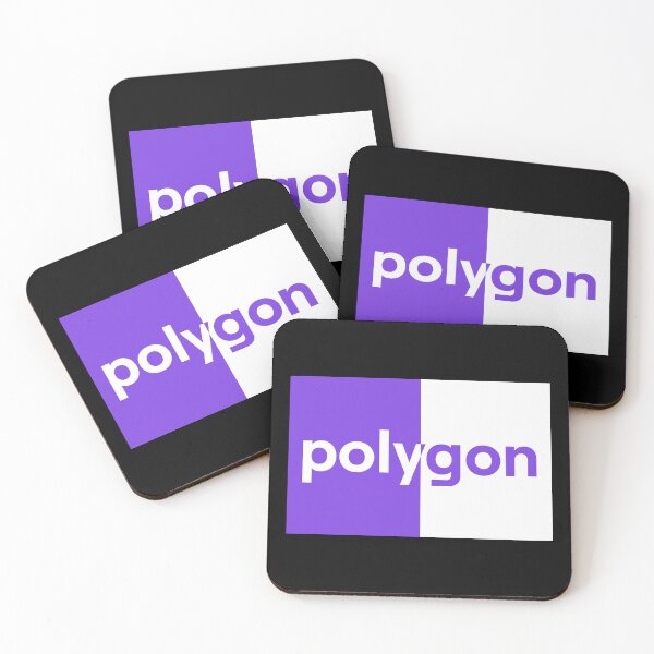 Item preview, Polygon MATIC Crypto Altcoin - Half Purple Half White designed and sold by CryptoMoods.
