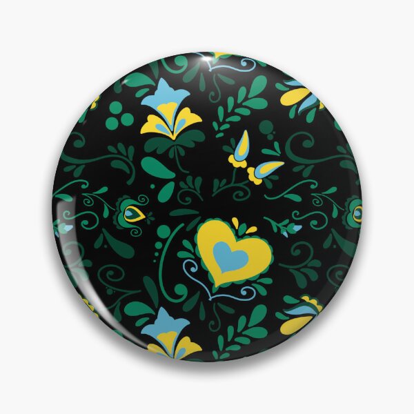 Item preview, floral boho pattern seamles repetitive flowers leaves designed and sold by marie-inks.