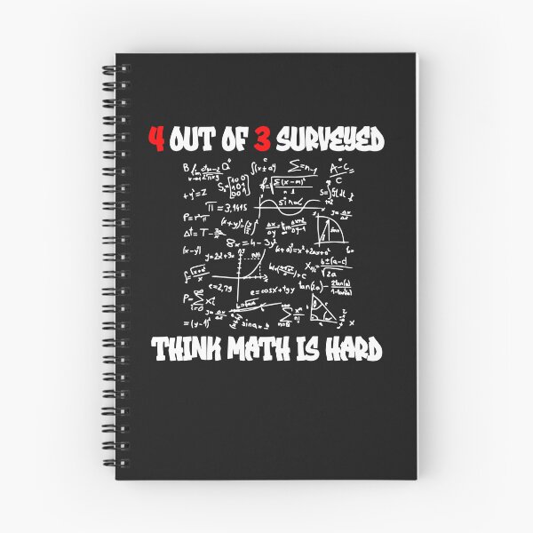 Item preview, 4 Out Of 3 Surveyed Think Math In Hard Teacher designed and sold by ZoraidaLandrua.