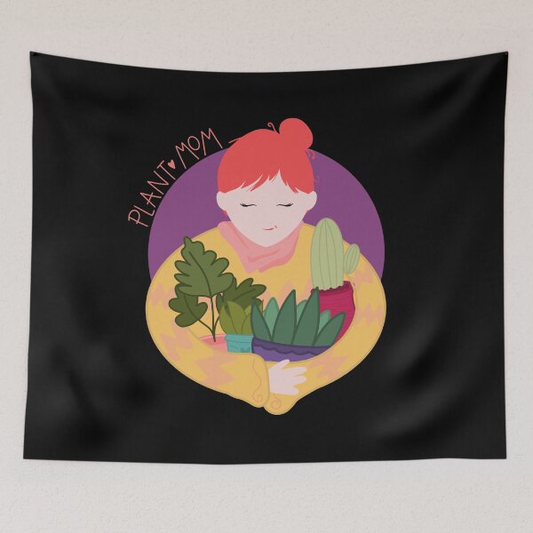Item preview, Plant Mom purple plants sweater cactus aloe designed and sold by marie-inks.