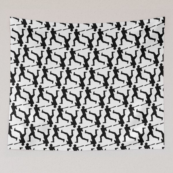 Item preview, Baseball Player Silhouette - Pattern - Black designed and sold by XOOXOO.