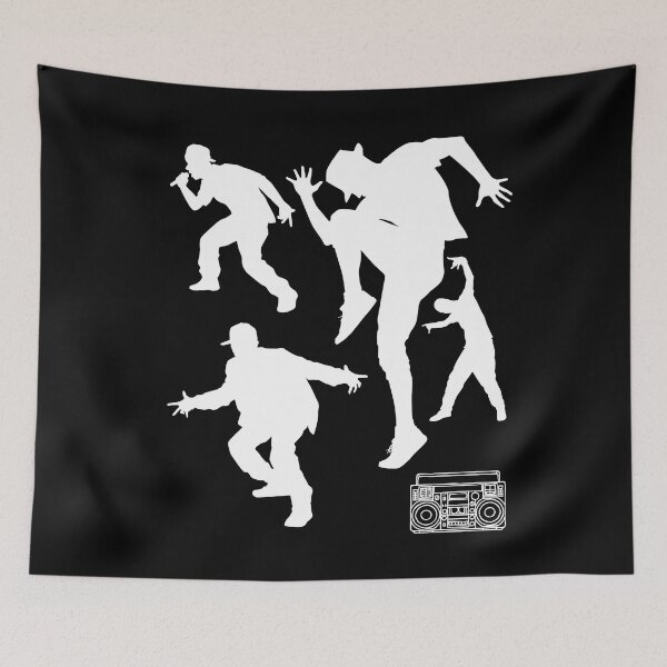 Item preview, Hip Hop Dancer Break Dancer Boom Box designed and sold by mkzmerch.