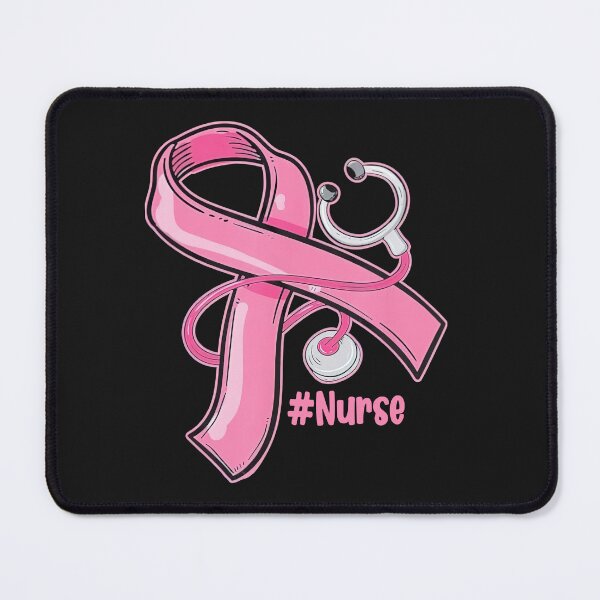 Artikelvorschau, Brustkrebs-Bewusstseins-Krankenschwester-Stethoskop-Rosa-Band entworfen und verkauft von ZoraidaLandrua.