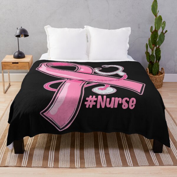 Artikelvorschau, Brustkrebs-Bewusstseins-Krankenschwester-Stethoskop-Rosa-Band entworfen und verkauft von ZoraidaLandrua.