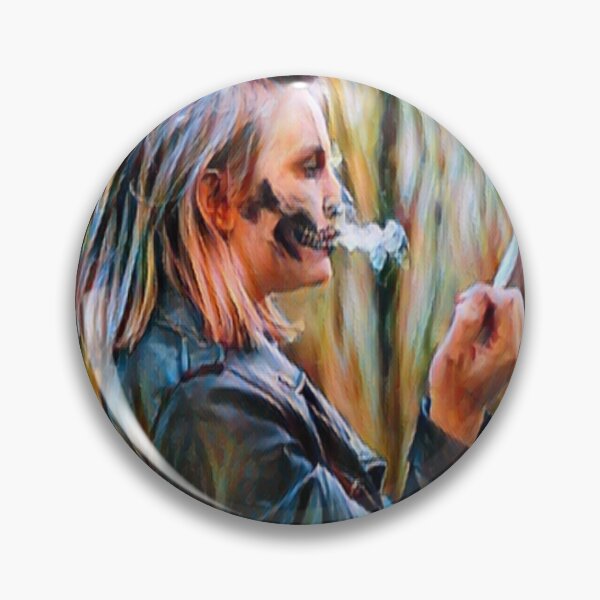 Item preview, Halloween Blonde Vampire Smoking in the Fall designed and sold by DarioNelaj.