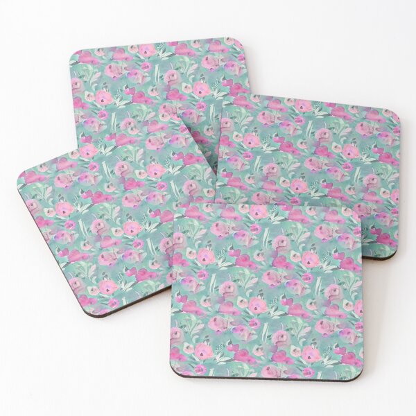 Item preview, Pastel floral abstract pattern designed and sold by Mirarima.