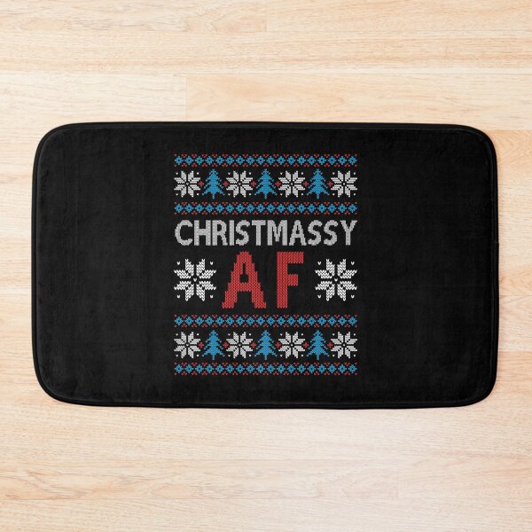 Item preview, CHRISTMASSY AF UGLY SWEATER JUMPER funny xmas designed and sold by w1ckerman.