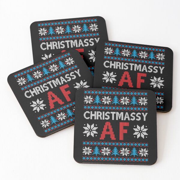 Item preview, CHRISTMASSY AF UGLY SWEATER JUMPER funny xmas designed and sold by w1ckerman.