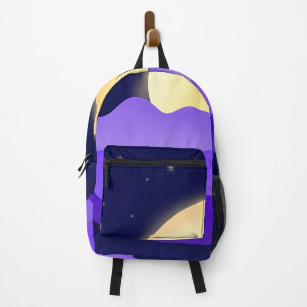 Item preview, Beautiful violet night sky illustration with moon designed and sold by Cosmos726.