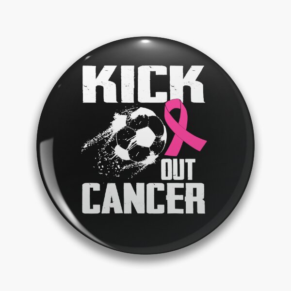 Item preview, Breast Cancer Survivors Kick Out Cancer Soccer Ball Support designed and sold by ZoraidaLandrua.