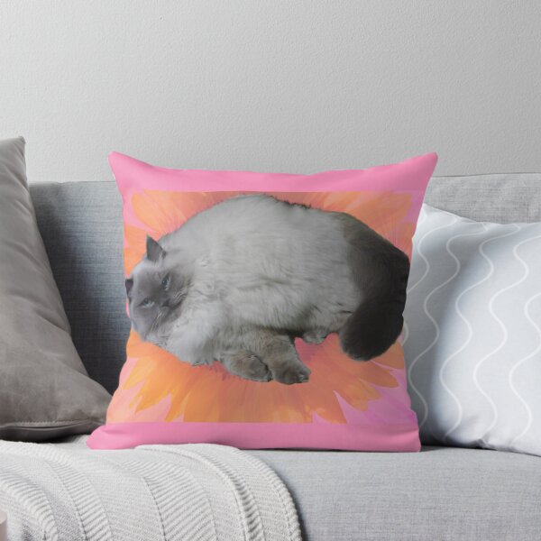 Item preview, Himalayan Cat On A Sunflower designed and sold by mikeymadness.