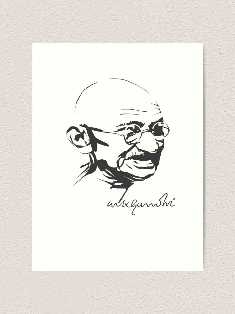 Gandhiji Drawing Very Easy | How To Draw Mahatma Gandhi Drawing with 2023  Numbar #gandhijayanti2023 - YouTube