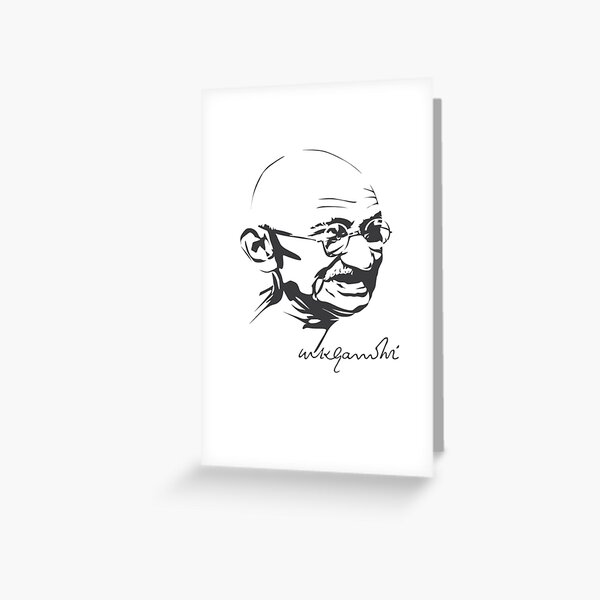 How to Draw Gandhiji Step by Step