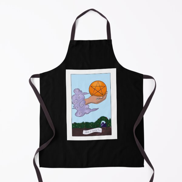 Aperçu de l'œuvre As des Pentacles Tarot Sticker créée et vendue par meallaanezz.