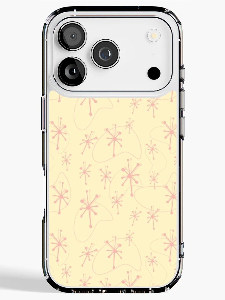 Thumbnail 1 of 5, iPhone Case, Retro Pink Lemonade Pattern designed and sold by Left2Fail.